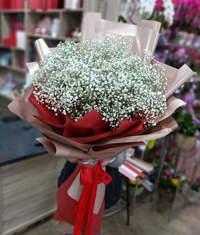 Букет цветов из: Гипсофила в Званном