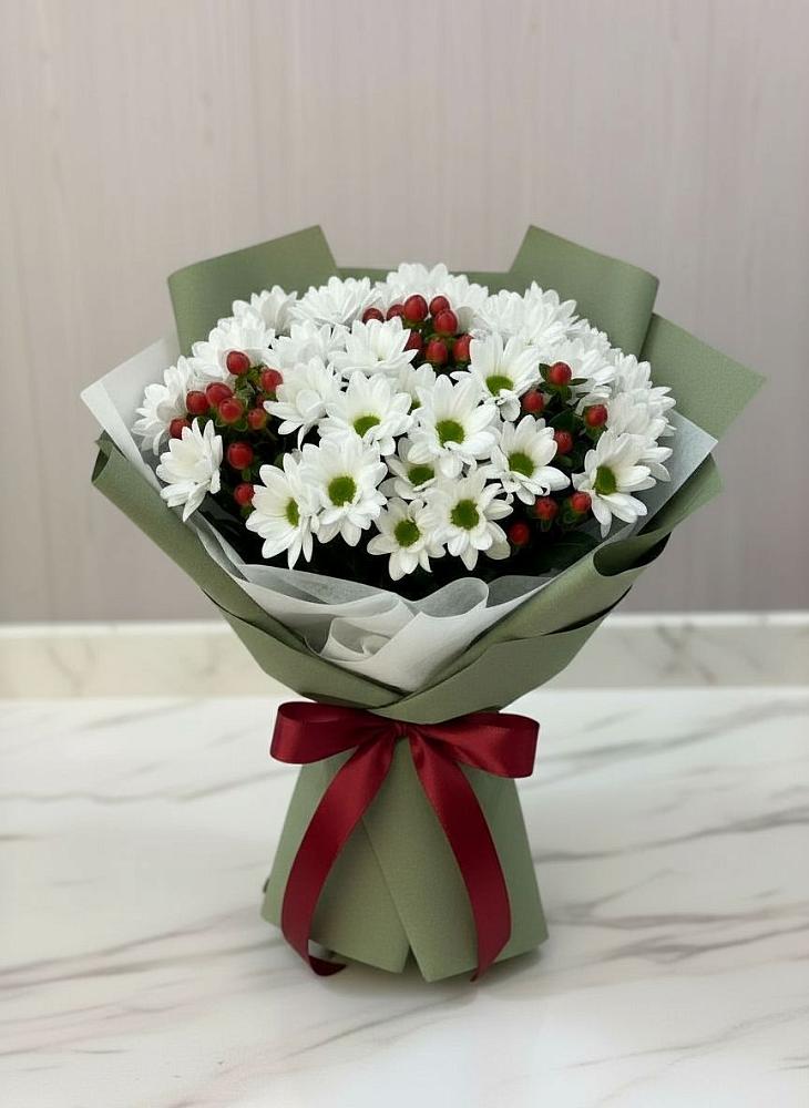 Букет цветов из: Хризантемы в Званном