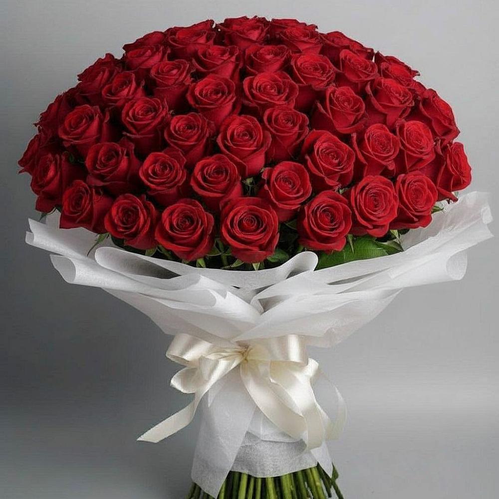 Букет 101 Красная роза Блэк Мэджик в Званном