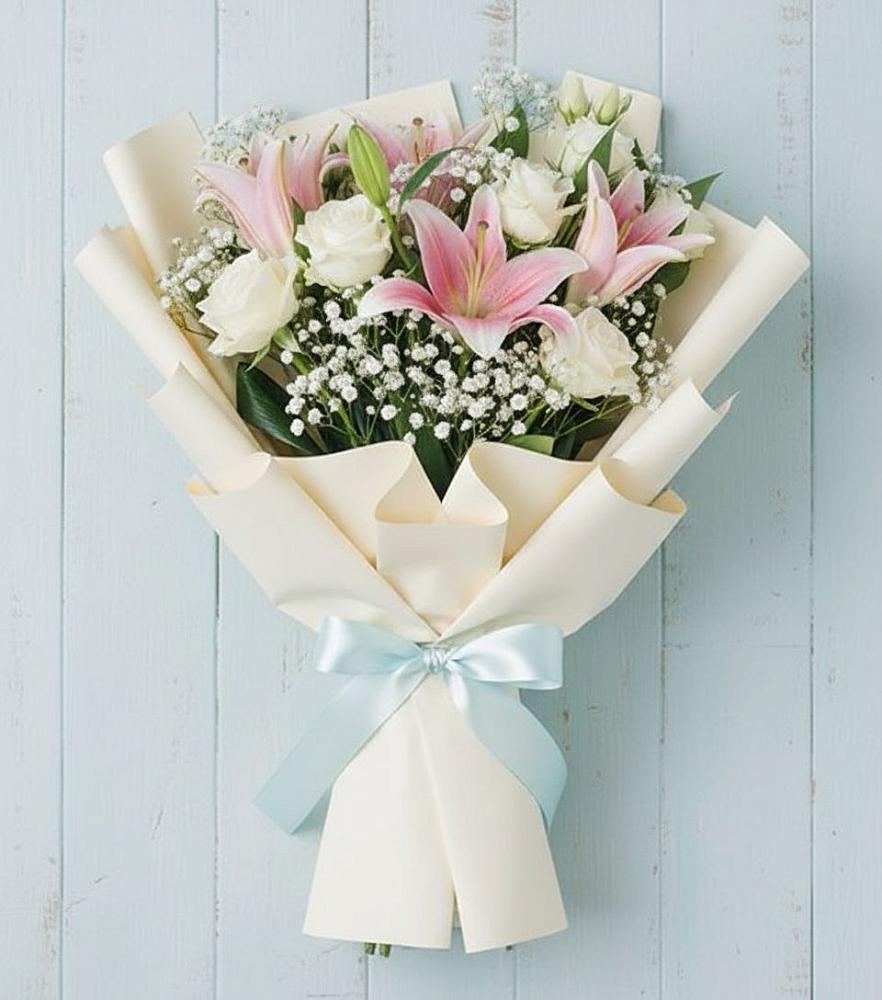 Букет цветов из: Лилии в Званном