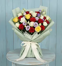 Букет цветов из:  Розы в Званном