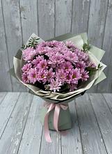 Букет цветов из:  Хризантемы #REPLACE_PRED# Званном