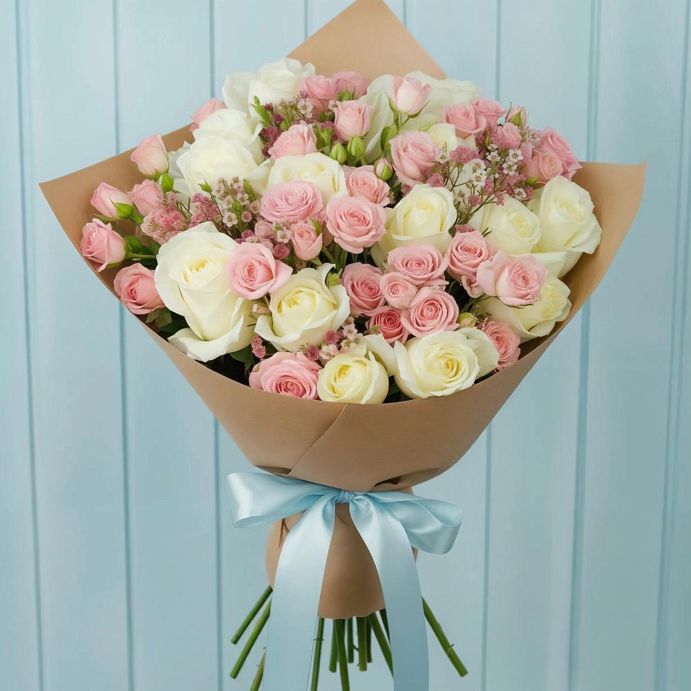 Букет цветов из: Розы в Званном