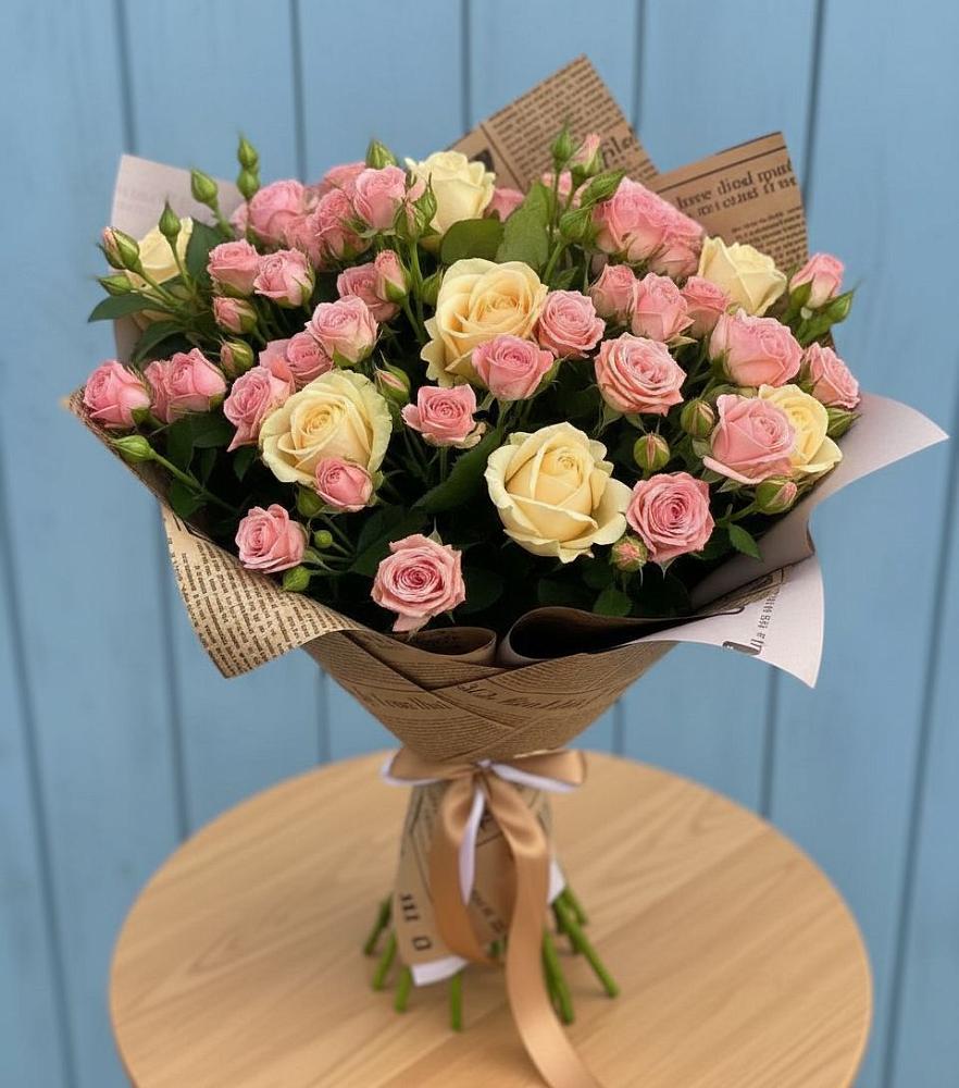 Букет цветов из: Розы в Званном