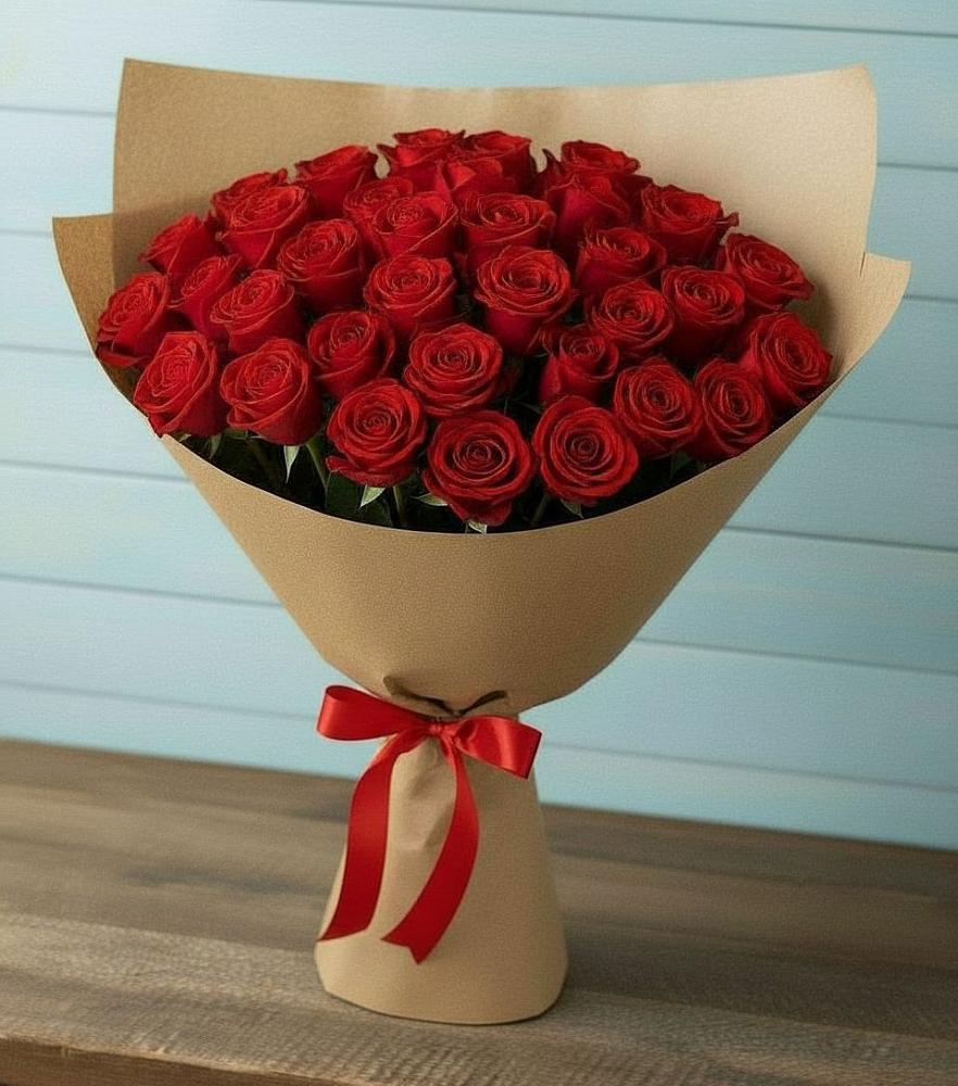 Букет Красные розы Милано в Званном