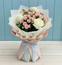 Букет цветов из:  Розы в Званном