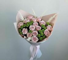 Букет цветов из:  Розы и Хризантемы #REPLACE_PRED# Званном