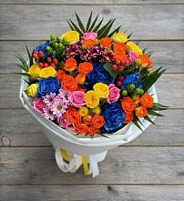 Букет цветов из:  Розы и Хризантемы в Званном