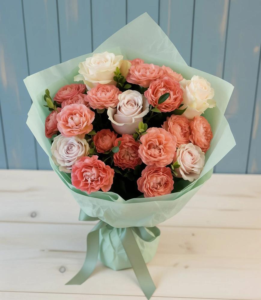 Букет цветов из: Розы в Званном