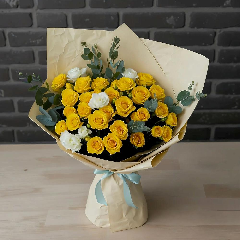 Букет цветов из: Розы в Званном