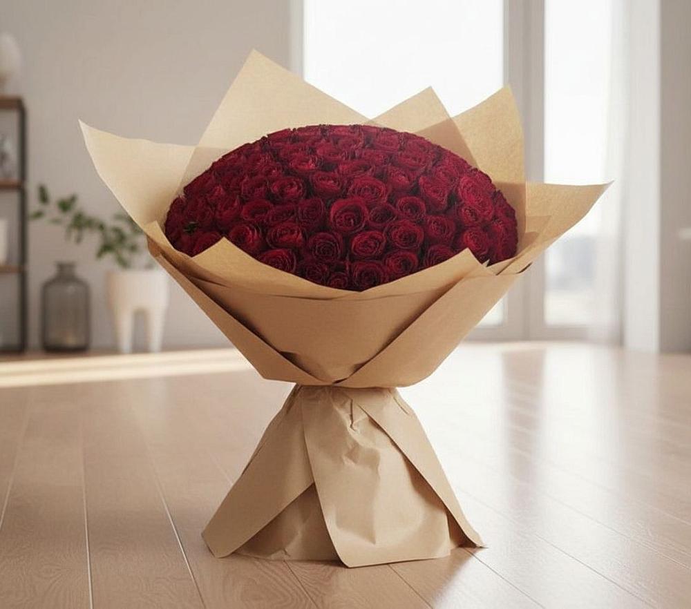 Букет 101 Красная роза в Званном