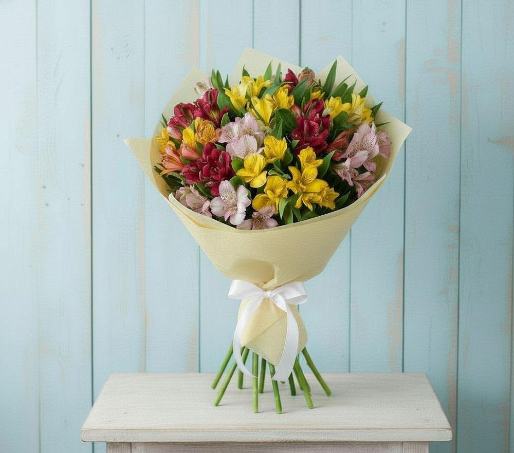 Букет цветов из: Альстромерии в Званном
