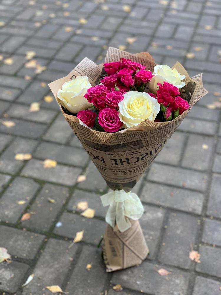 Букет цветов из: Розы в Званном