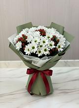 Букет цветов из:  Хризантемы #REPLACE_PRED# Званном